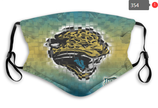 NFL Jacksonville Jaguars #6 Dust mask with filter->nfl dust mask->Sports Accessory